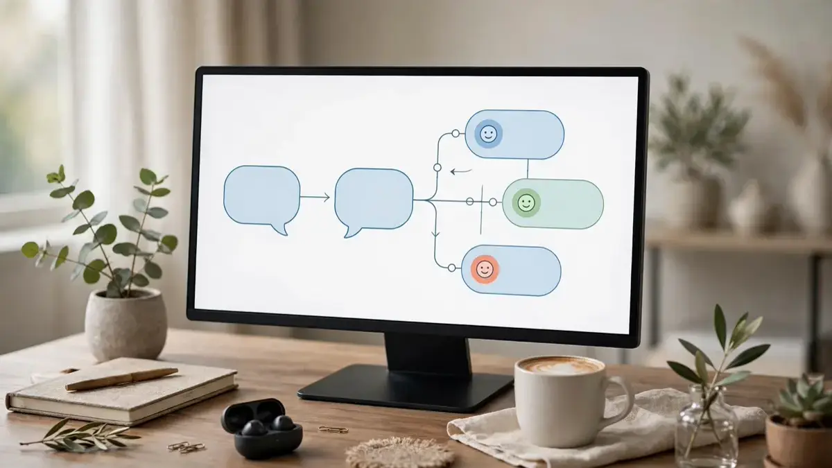 AI chatbot builder without coding - no-code chatbot conversation flow interface