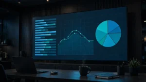Free AI tools for data analysis - analytics dashboard with charts and graphs